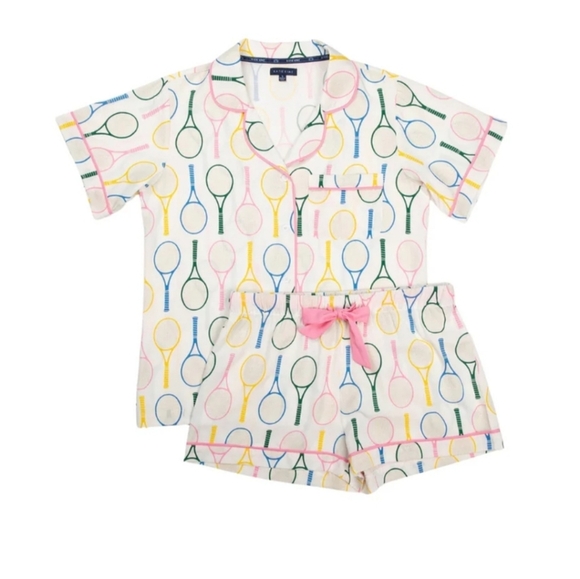 Katie Kime Other - Katie Kime Tennis Time Pajama Set Shorts XL